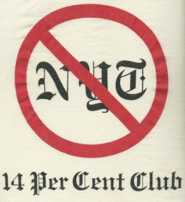 No NYT: 14 Per Cent Club