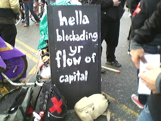 hella blockading yr flow of capital